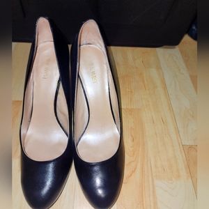 Nine West square heel pumps